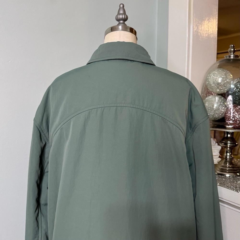 Lululemon Lightweight Insulated Shirt Jacket Grey Eucalyptus Size Large NWT - Picture 10 of 13